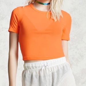 F21 Neon Orange Mesh 10